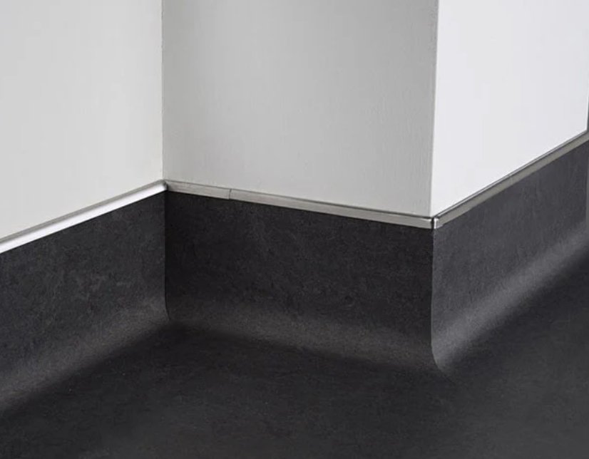 Eco-Grip integral cove base installation detail